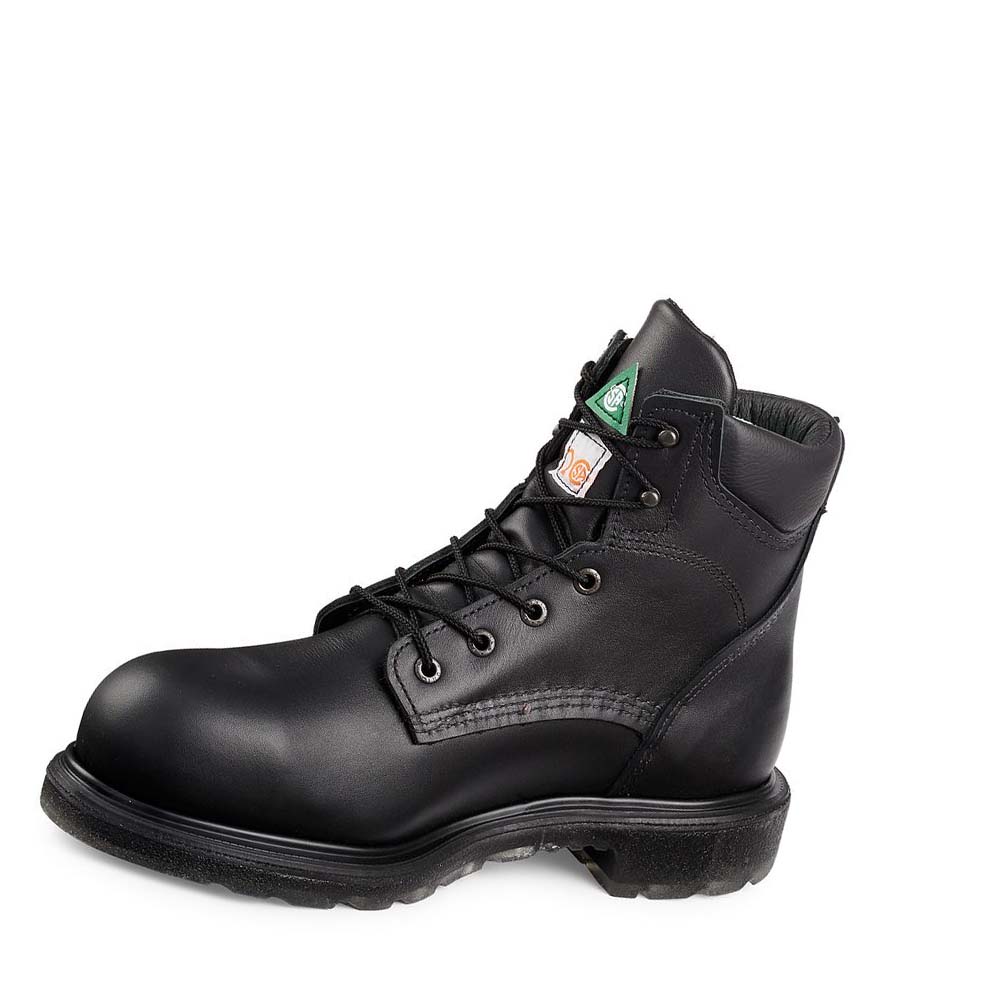 Red Wing SuperSole® 2.0 6-inch CSA Men's Safety Boots Black | ZA 288AHK